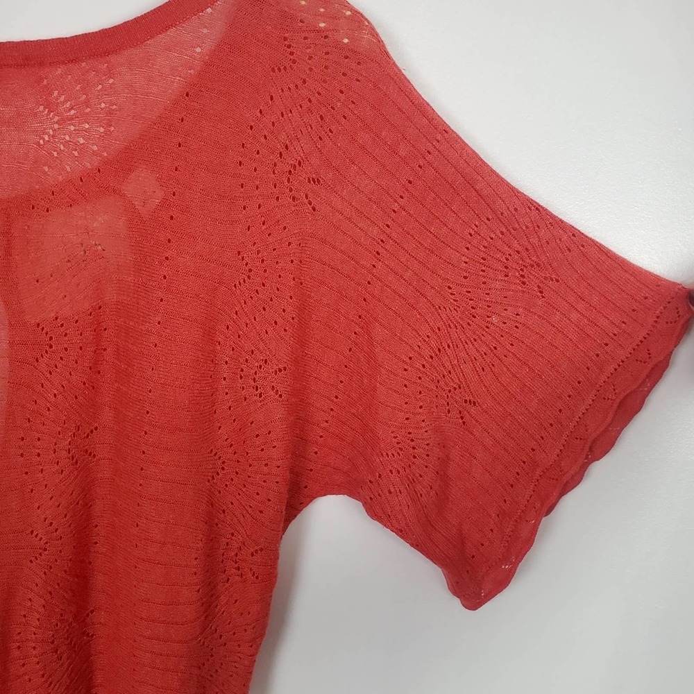 Anthro Angel of the North short sleeved open back top - Picture 5 of 5